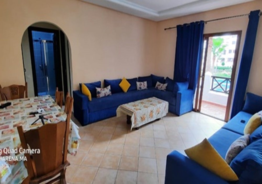 58de842d-a9c4-4e52-aff4-2b0a3c2bc109 Appartement de Lux Réf. F1-01-LG-CB a Lilacs Garden , Cabo Negro Vue Sur Piscine Disponible pour Location