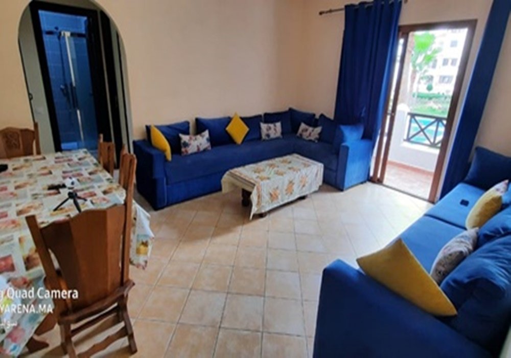 74e4c8aa-b21b-499f-80e4-c419e8fabffe Appartement de Lux Réf. F1-01-LG-CB a Lilacs Garden , Cabo Negro Vue Sur Piscine Disponible pour Location